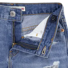 LEVIS - Short Niña Girlfriend Azul