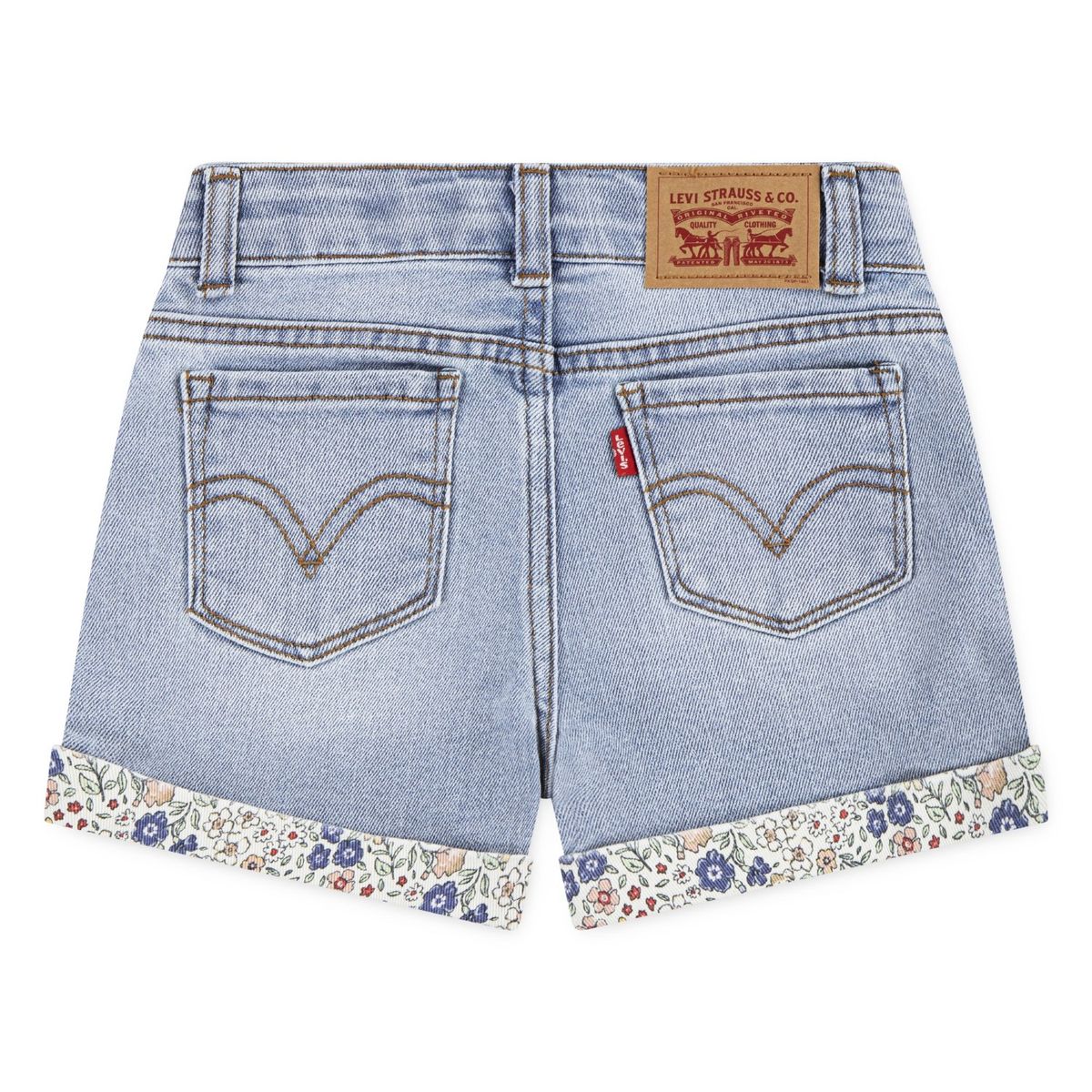 LEVIS - Short Niña Mini Mom Azul Levis
