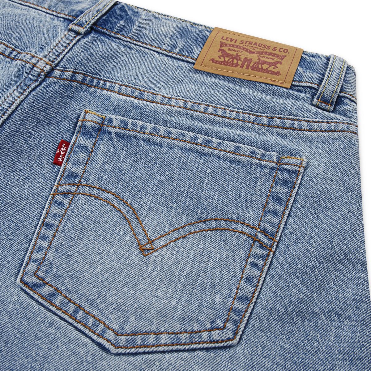 LEVIS - Short Niña Girlfriend Azul Levis