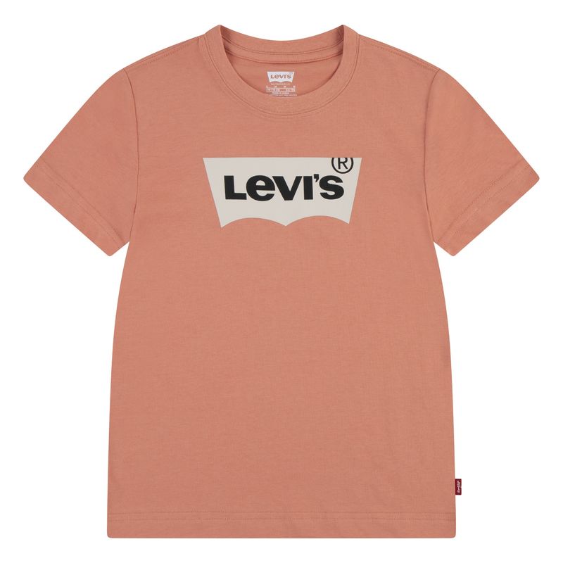 LEVIS - Polera Niño Batwing Manga Corta Salmon Levis