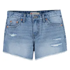 LEVIS - Short Niña Girlfriend Azul