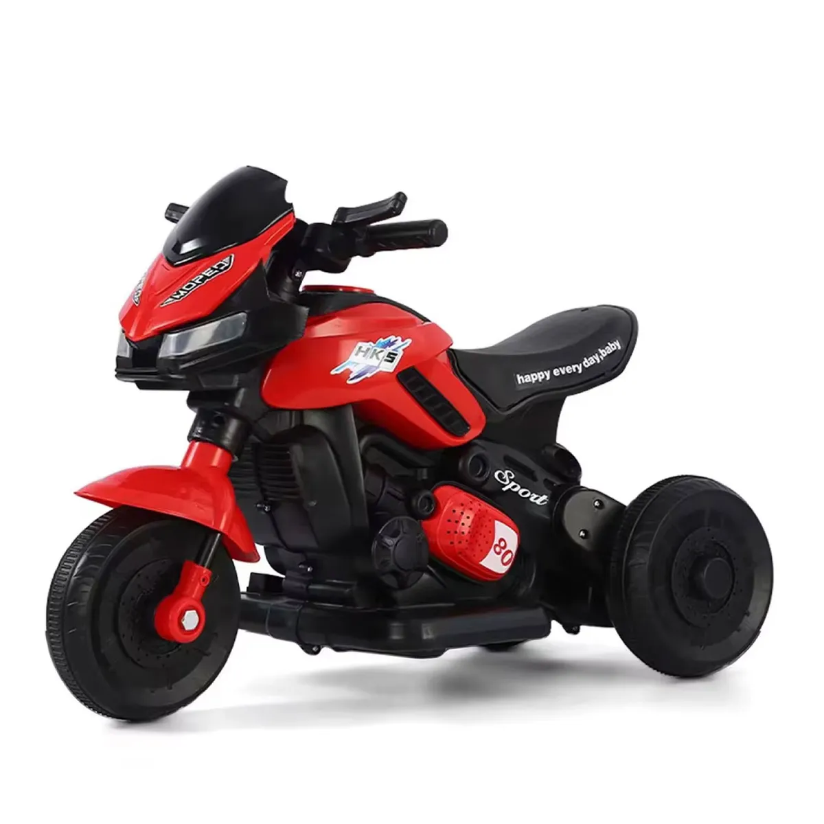 MUNDO ONLINE - Moto Eléctrica Infantil 3 Ruedas Con Luz y Sonido HK5 6V