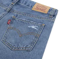LEVIS - Short Niña Girlfriend Azul