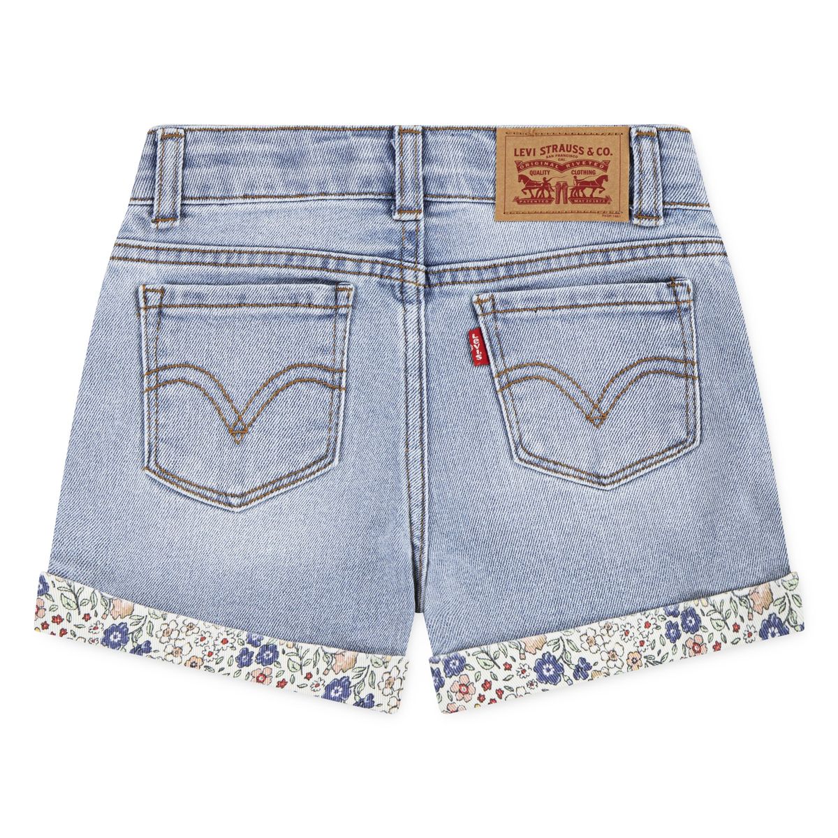 LEVIS - Short Niña Mini Mom Azul Levis