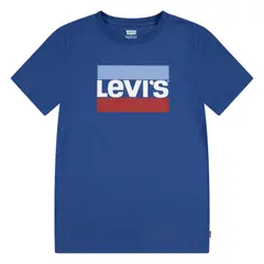 LEVIS - Polera Niño Sportswear Manga Corta Azul