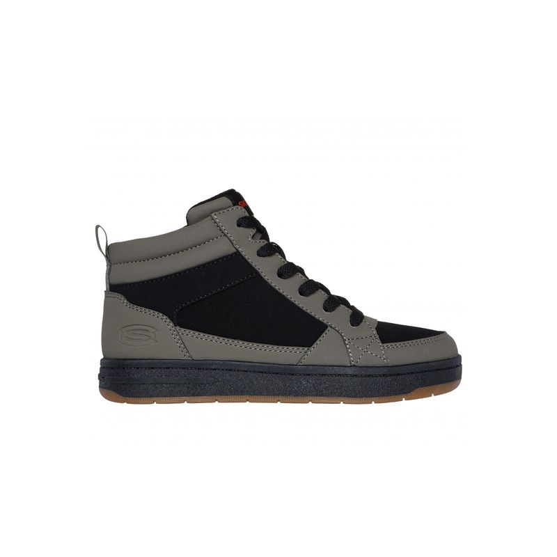 SKECHERS - Zapatillas Niño Smooth Street Cozy Zip Oliva Skechers