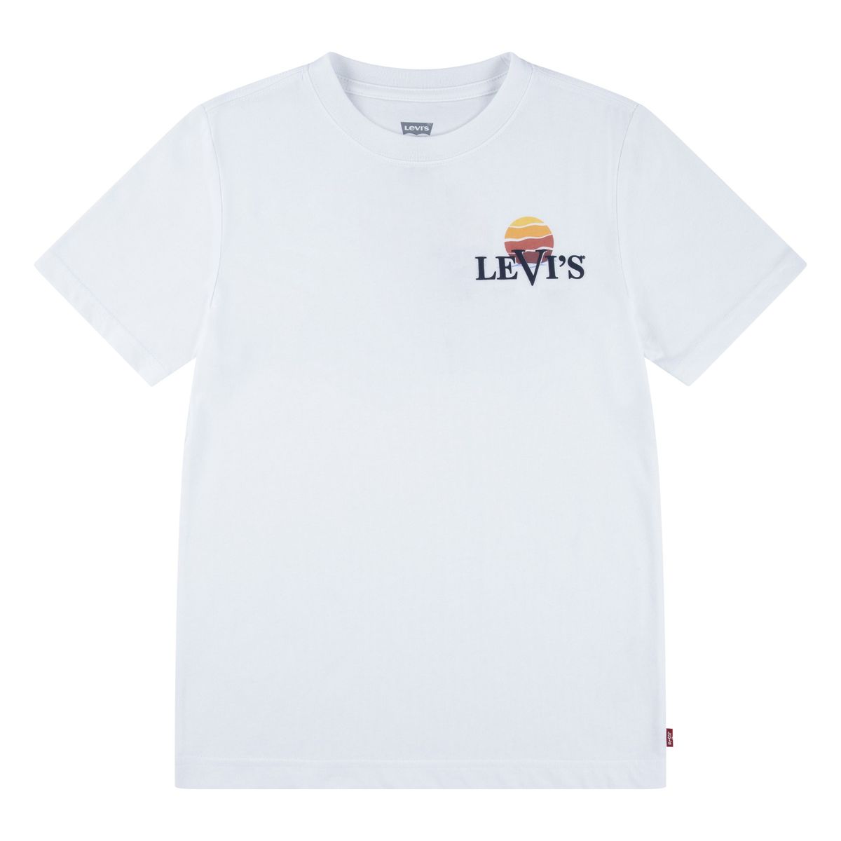 LEVIS - Polera Niño Manga Corta Blanco Levis