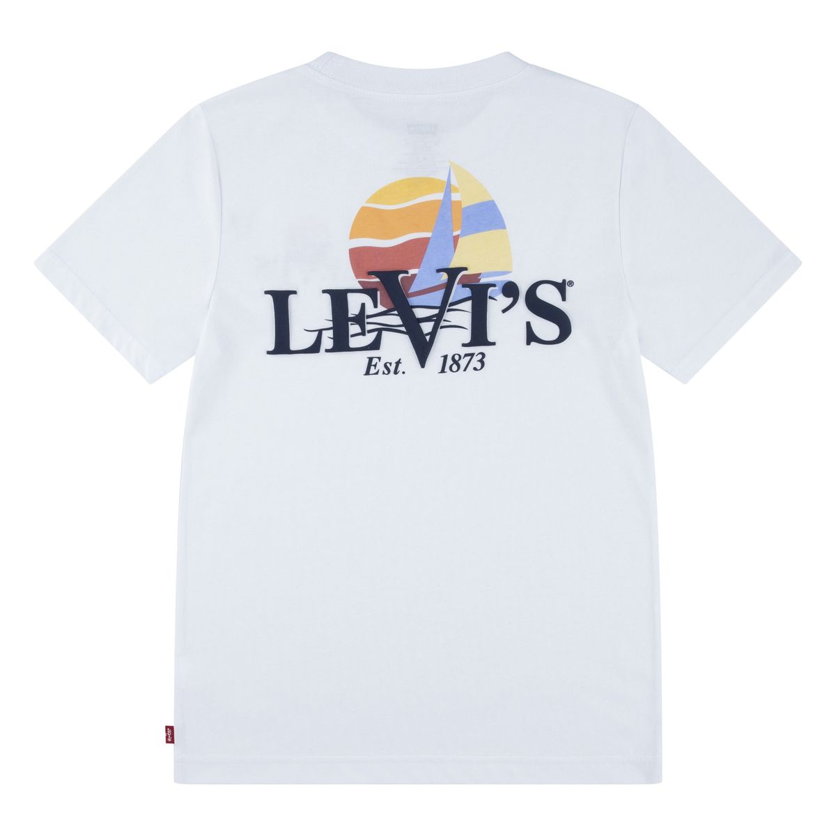 LEVIS - Polera Niño Manga Corta Blanco Levis