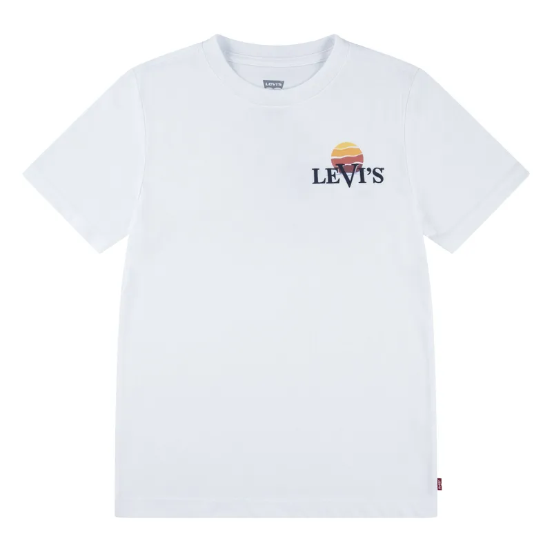 LEVIS - Polera Niño Manga Corta Blanco Levis