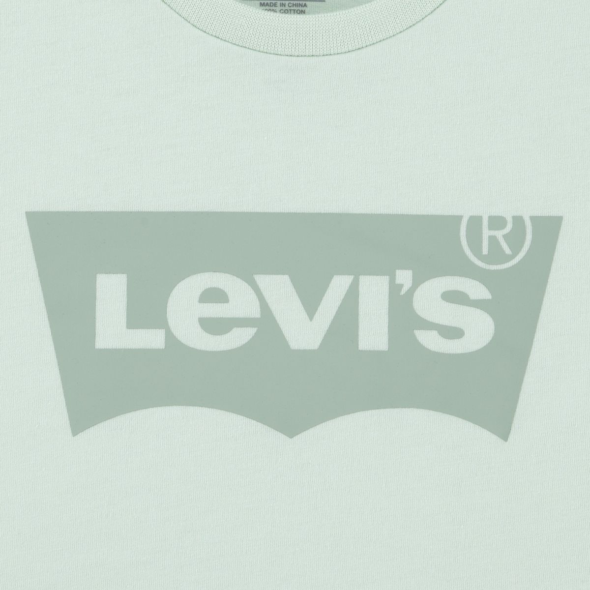 LEVIS - Polera Niña Batwing Manga Corta Verde Levis