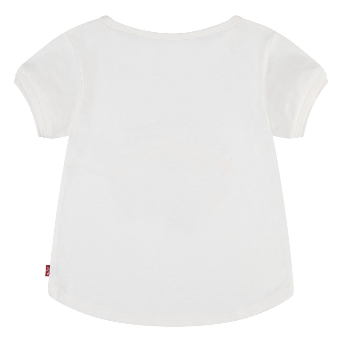 LEVIS - Polera Niña Manga Corta Blanco Levis