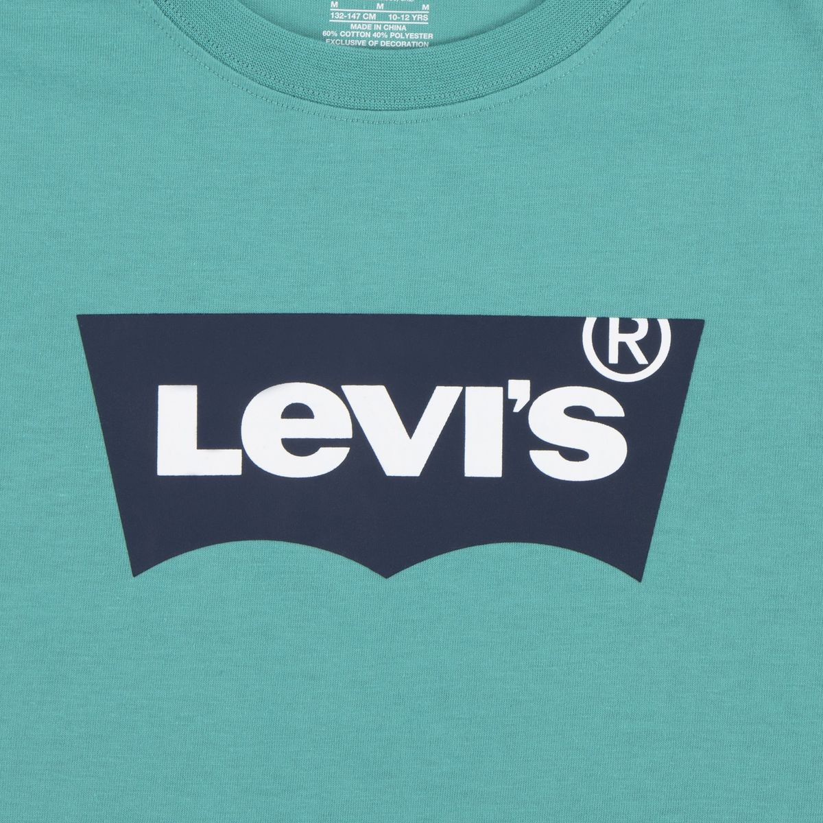 LEVIS - Polera Niño Batwing Manga Corta Verde Levis