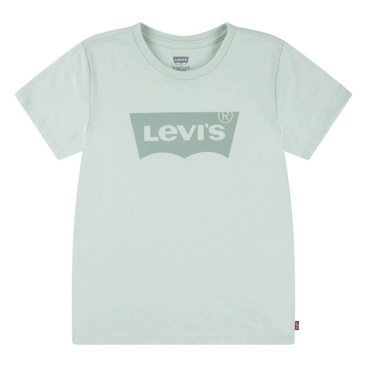LEVIS - Polera Niña Batwing Manga Corta Verde Levis