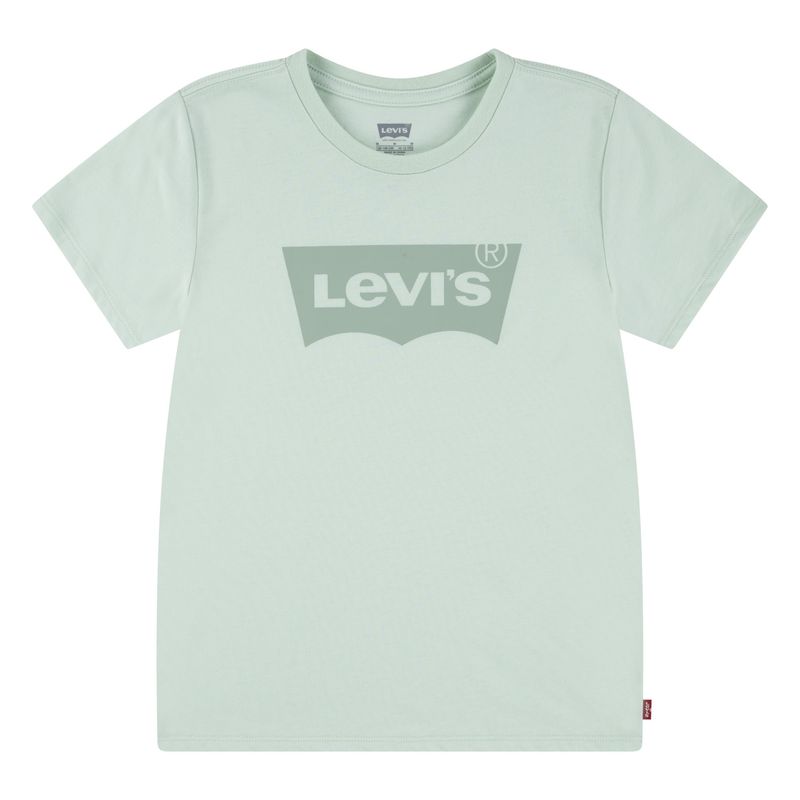 LEVIS - Polera Niña Batwing Manga Corta Verde Levis