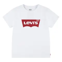 LEVIS - Polera Niña Batwing Manga Corta Blanco