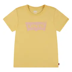 LEVIS - Polera Niña Batwing Manga Corta Amarillo