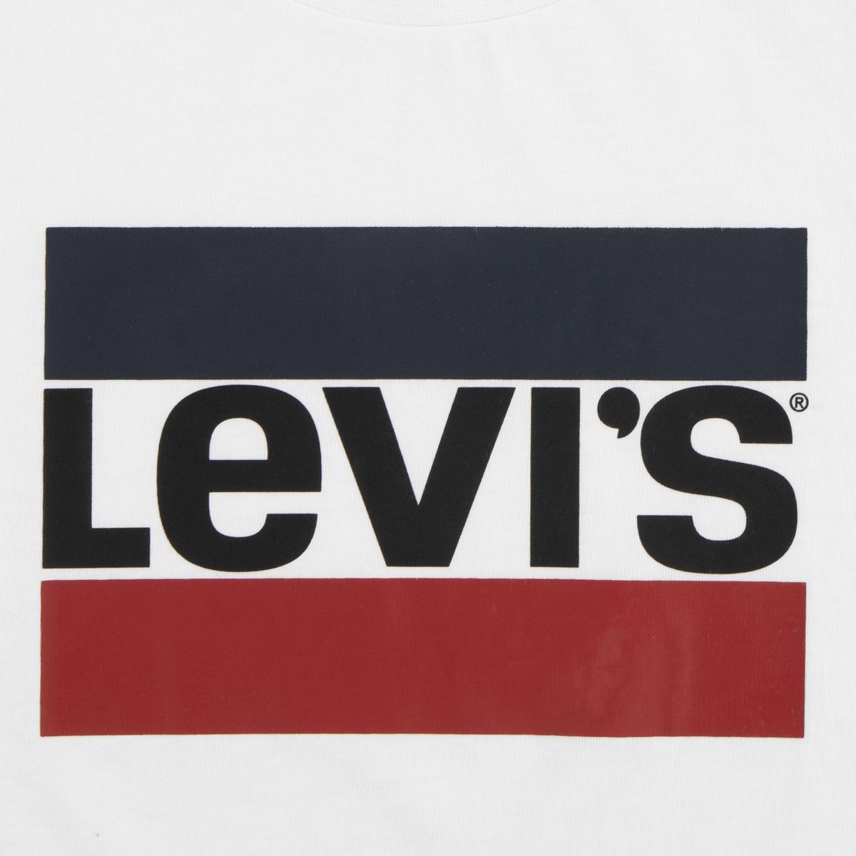 LEVIS - Polera Niña Sportswear Manga Corta BlancoLevis