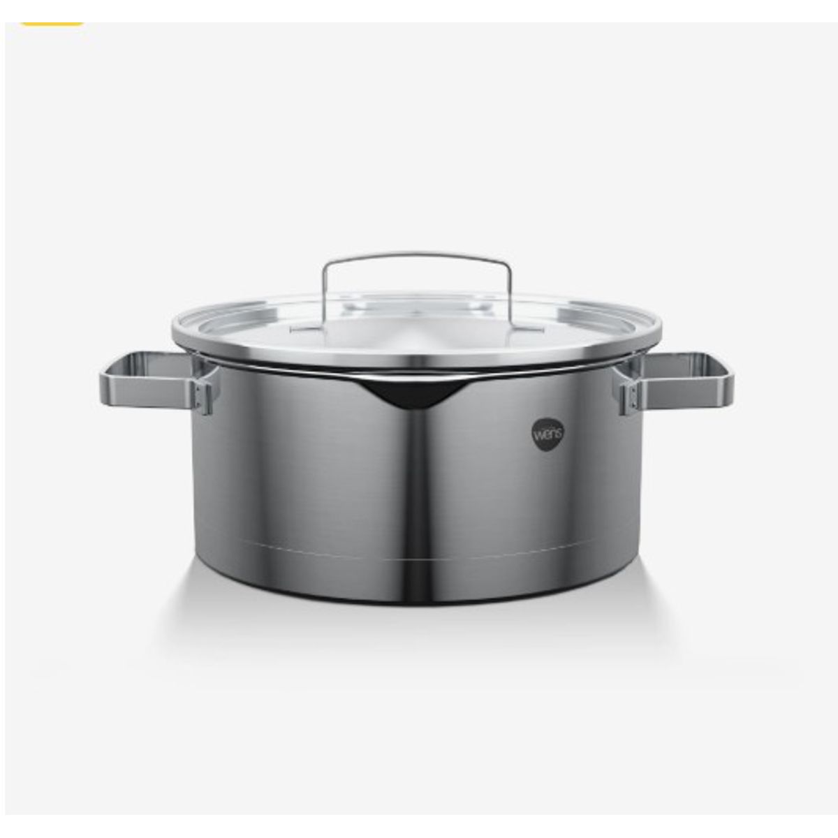 WENS - Cacerola Olla Acero Inoxidable 20cm Con Tapa De Cocina