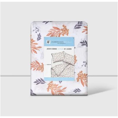 Imagen 2 del producto Sabanas 2 Plazas AF 144 Hilos LAVANDA ROSA