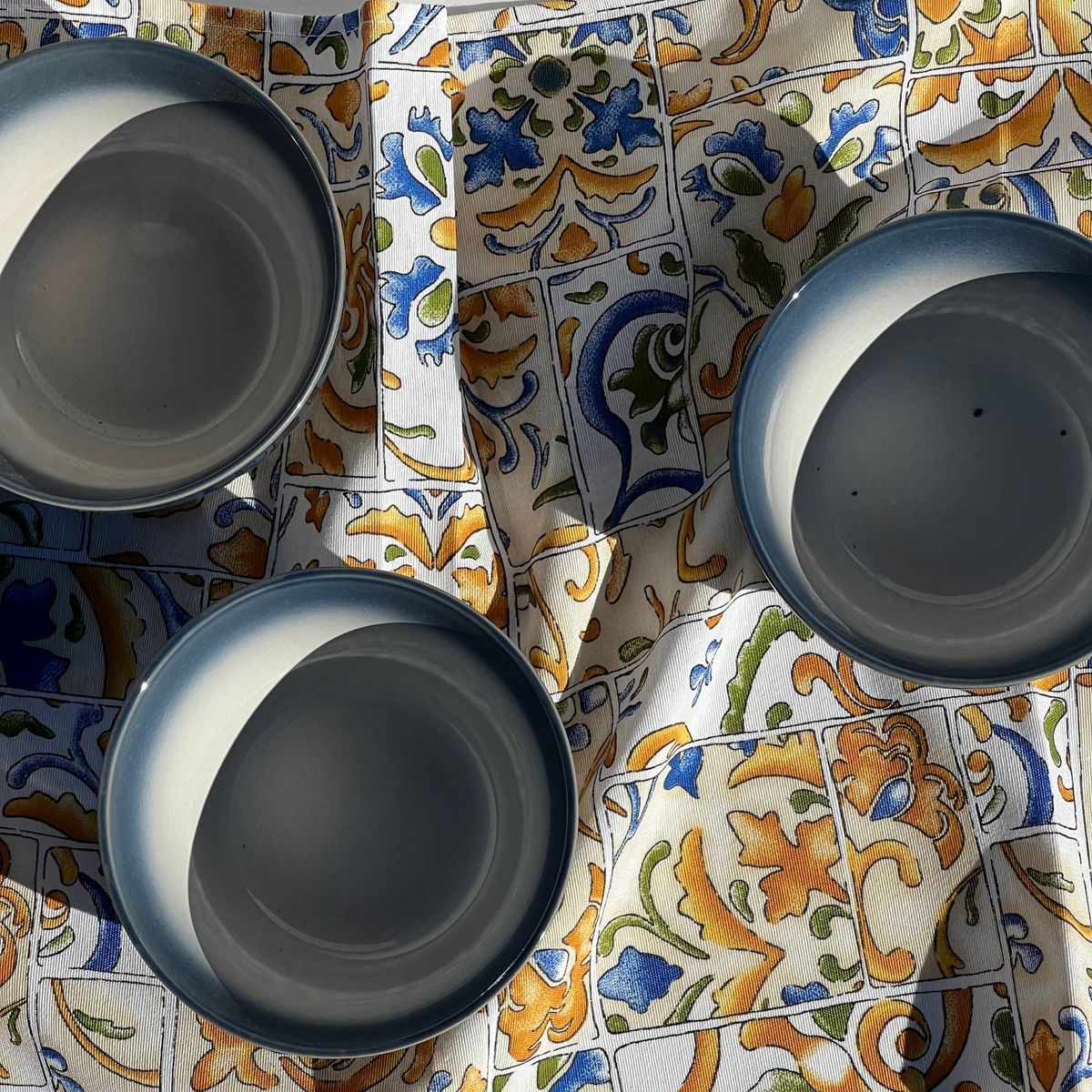 DECO EXPRESS - Camino de Mesa Tiles 160x40 cm – Estilo Mediterráneo