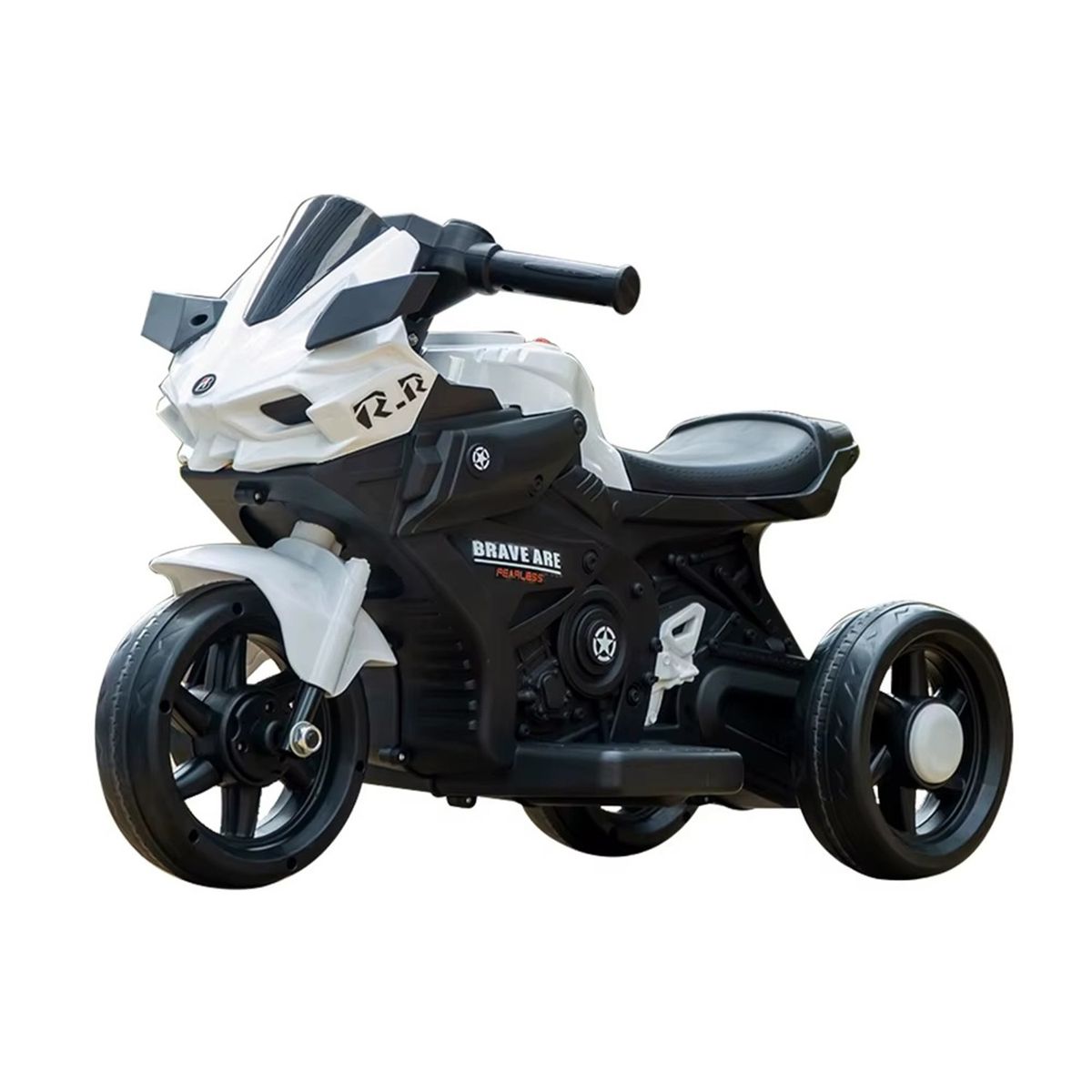 MUNDO ONLINE - Moto Eléctrica Infantil 3 Ruedas Con Sonido RR Brave 6V