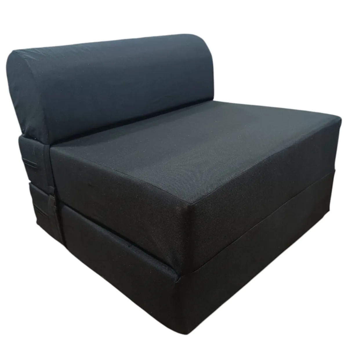 RECUTEX - SOFA CAMA ESPUMA  GREY NEGRO 190X65X18