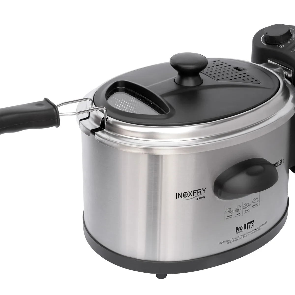 SINDELEN - Freidora Eléctrica InoxFry FE-4000IN