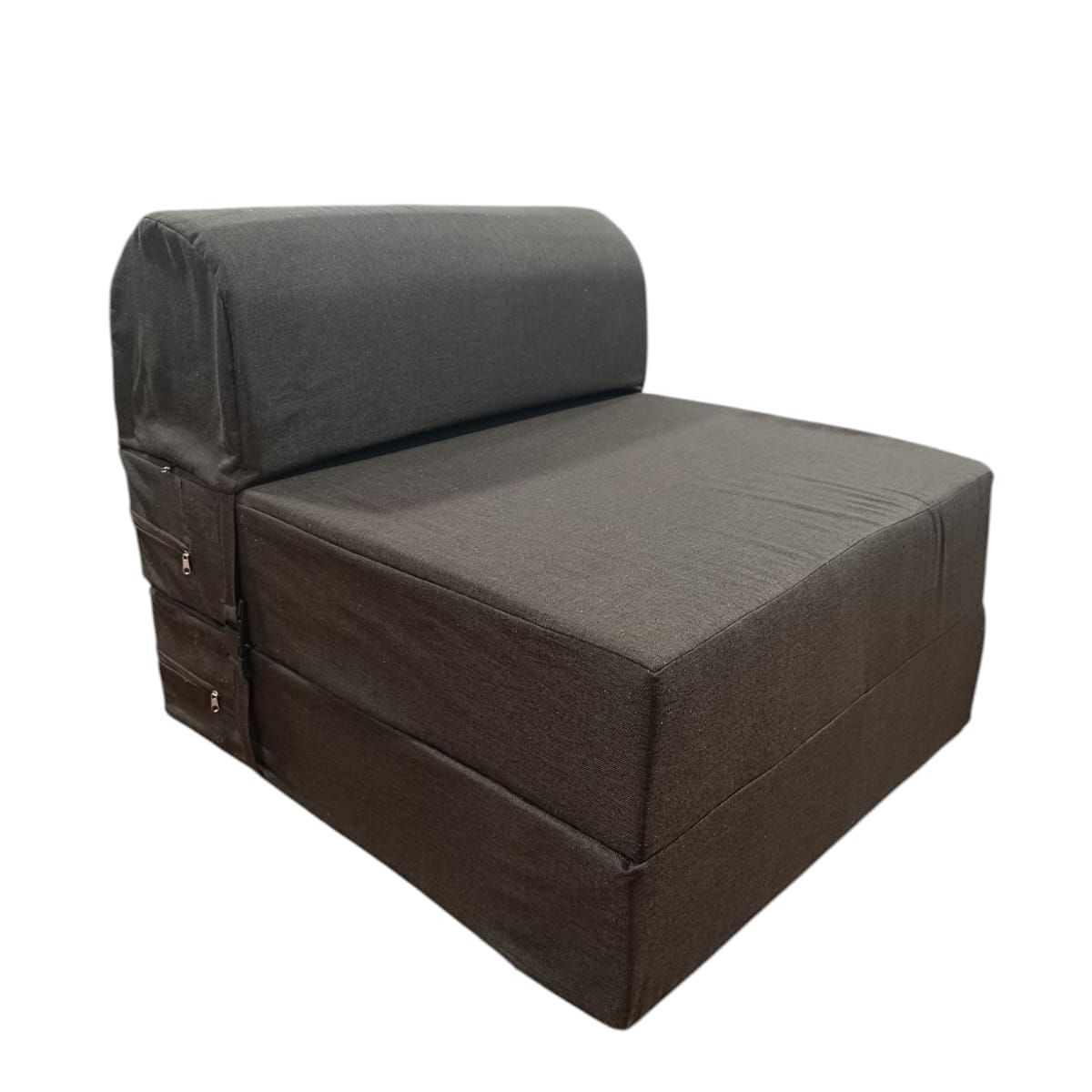RECUTEX - SOFA CAMA ESPUMA  CHOCOLATE 190X65X18