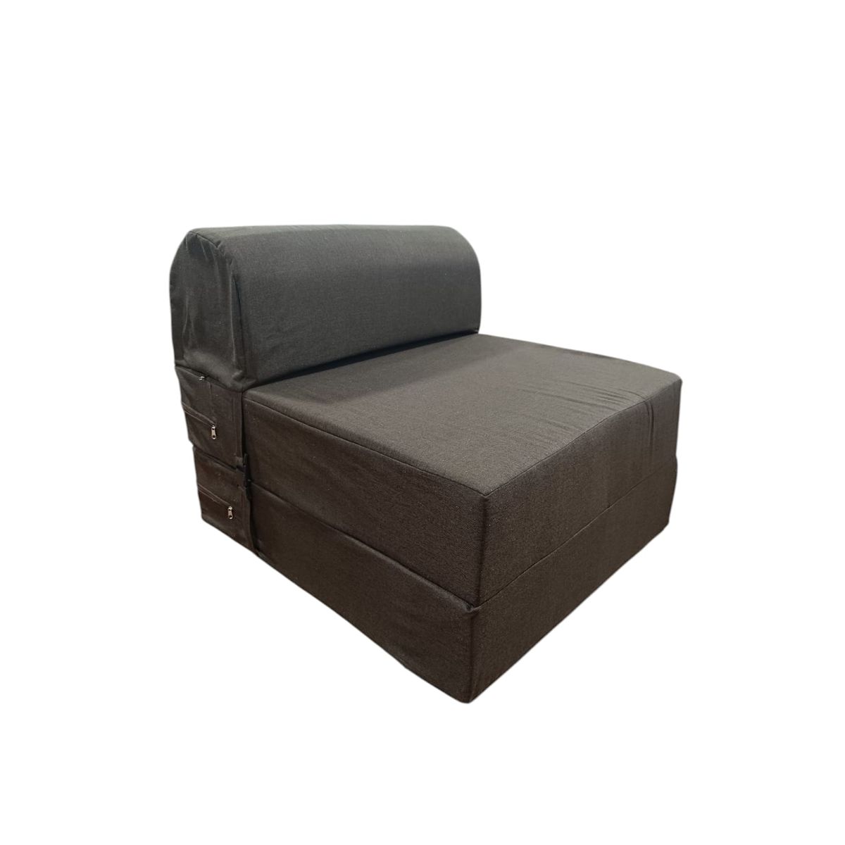 RECUTEX - SOFA CAMA ESPUMA  CHOCOLATE 190X65X18