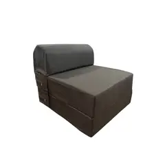 RECUTEX - SOFA CAMA ESPUMA CHOCOLATE 190X65X18