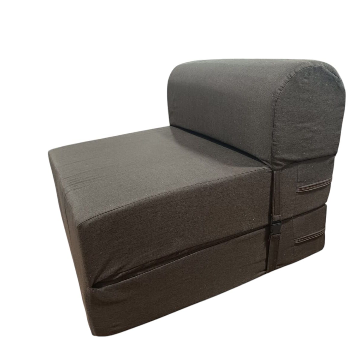 RECUTEX - SOFA CAMA ESPUMA  CHOCOLATE 190X65X18