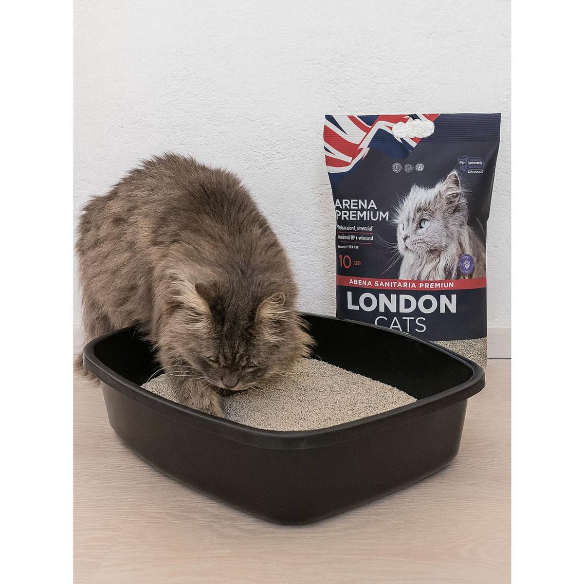 GENERICO - Arena Sanitaria London Cats 10 kg Lavanda para Gatos