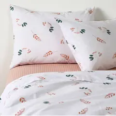 CANNON - Juego de Sabanas 1.5 Plaza AF 144 Hilos NINFA ROSA