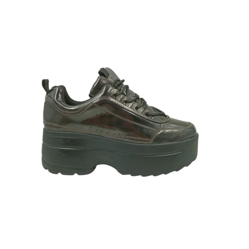 HERIEL - Zapatilla Verde Plataforma Mujer
