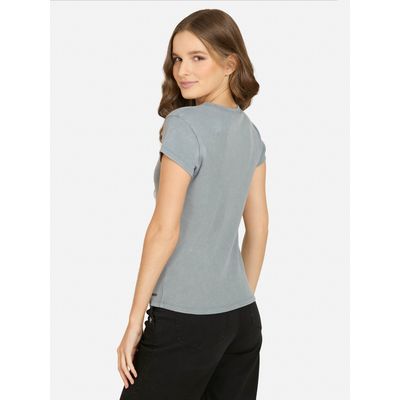 Imagen 2 del producto Polera MC Oceara Gris Mujer - Gris