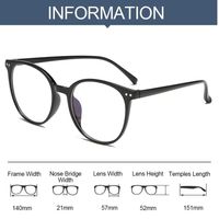 Lentes filtro azul descanso estilo redondo