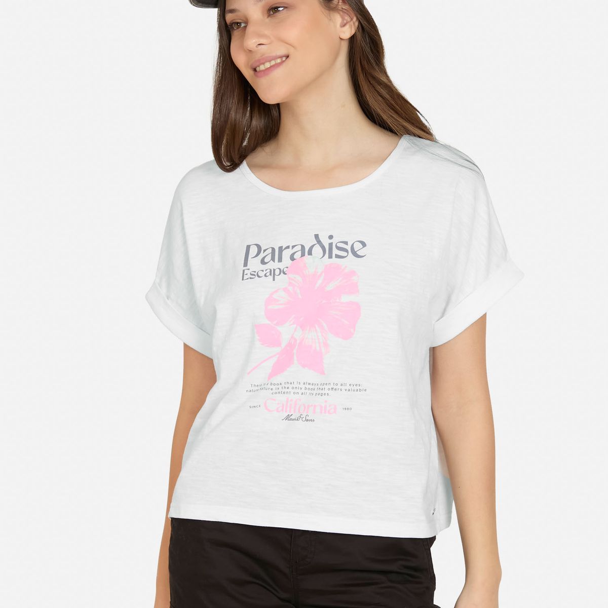 MAUI AND SONS - Polera MC Lunara Blanco Mujer Maui And Sons - Blanco