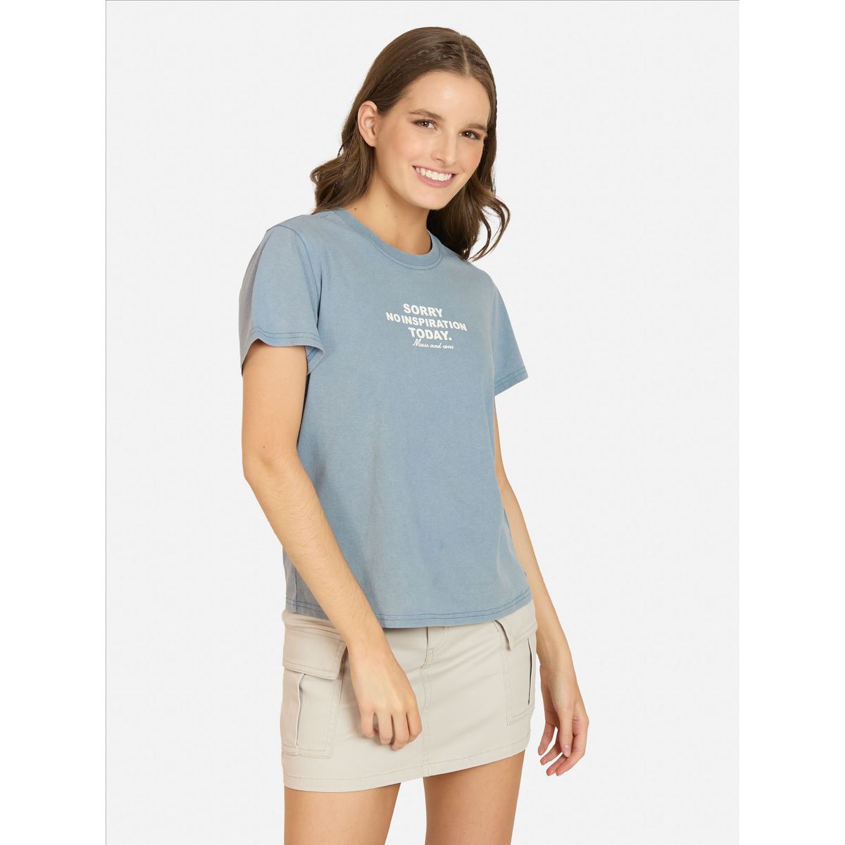 MAUI AND SONS - Polera MC Nayumi Gris Mujer Maui And Sons - Gris