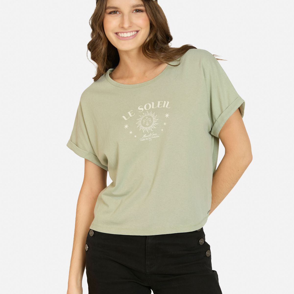 MAUI AND SONS - Polera MC Nairu Verde Mujer Maui And Sons - Verde
