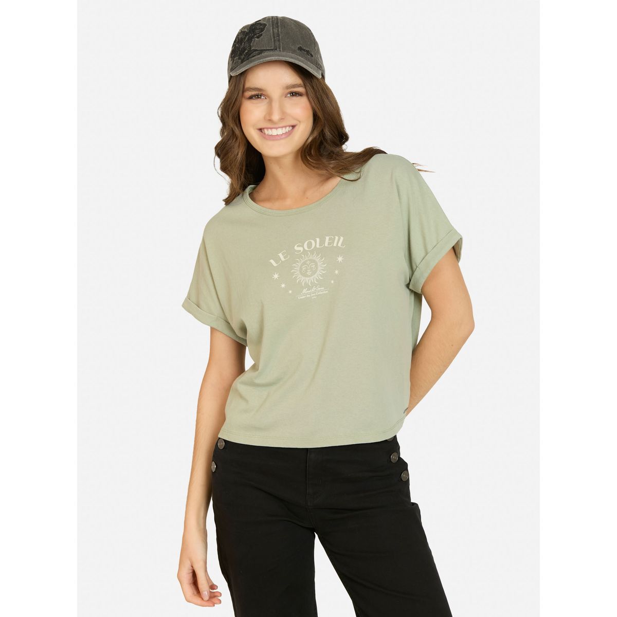 MAUI AND SONS - Polera MC Nairu Verde Mujer Maui And Sons - Verde