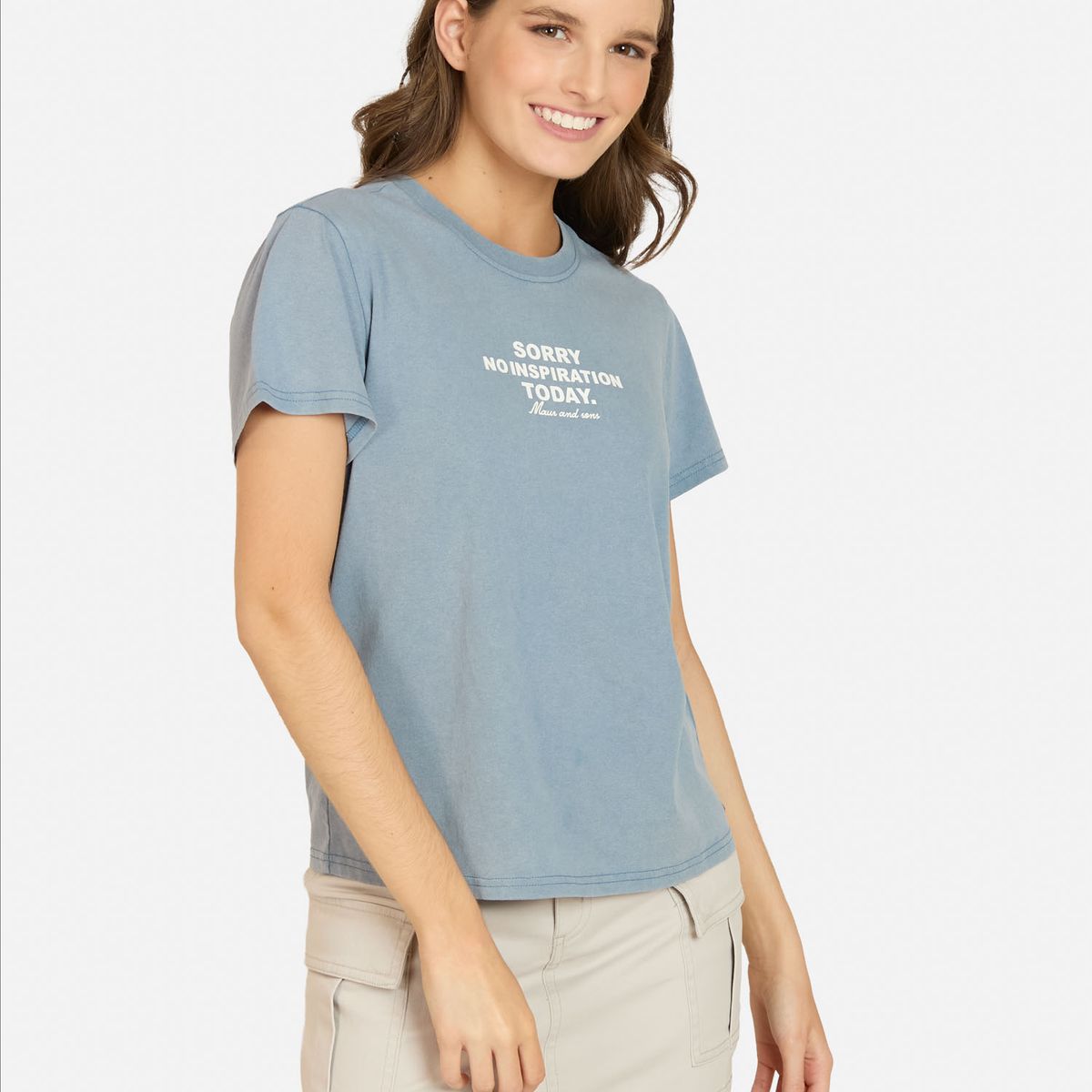 MAUI AND SONS - Polera MC Nayumi Gris Mujer Maui And Sons - Gris