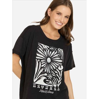 Imagen 2 del producto Polera MC Tahara Negro Mujer - Negro