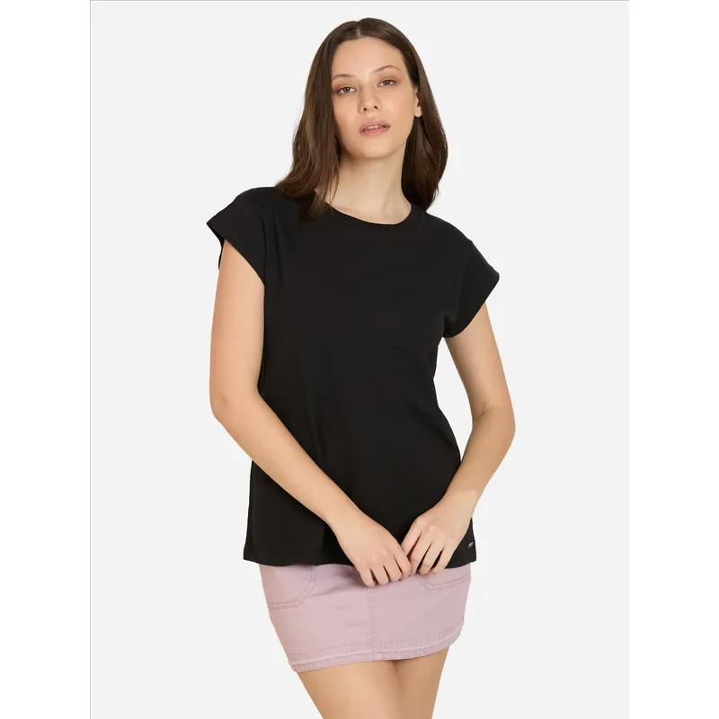 MAUI AND SONS - Polera MC Solary Negro Mujer Maui And Sons - Negro