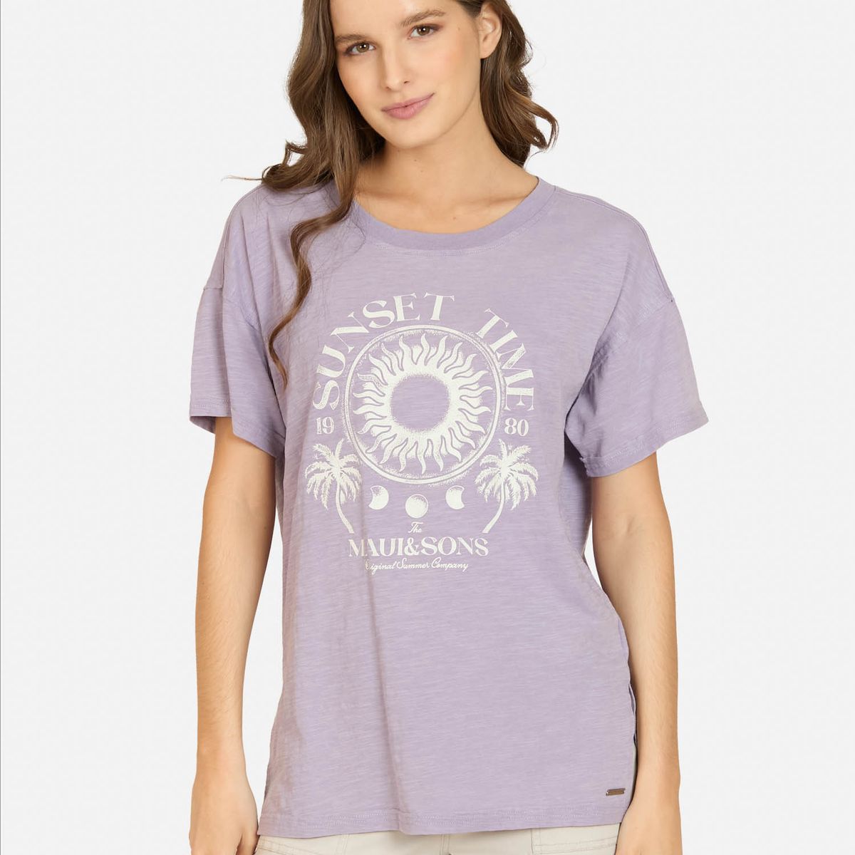 MAUI AND SONS - Polera MC Sirene Morado Mujer Maui And Sons - Morado