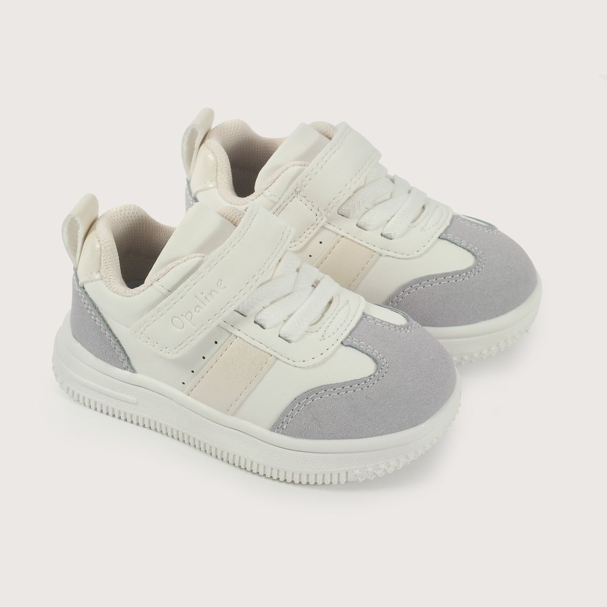 OPALINE - Zapatilla beige de niña 40517