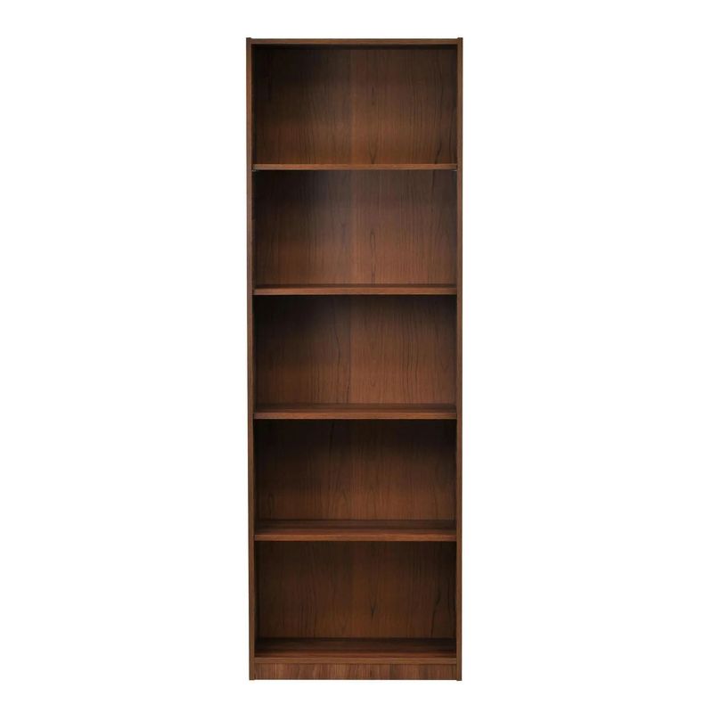 GENERICO - Librero Melamina 6 Niveles 30x60x180 Cm Nogal