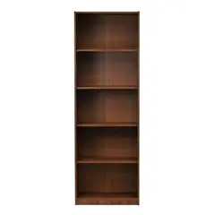 GENERICO - Librero Melamina 6 Niveles 30x60x180 Cm Nogal