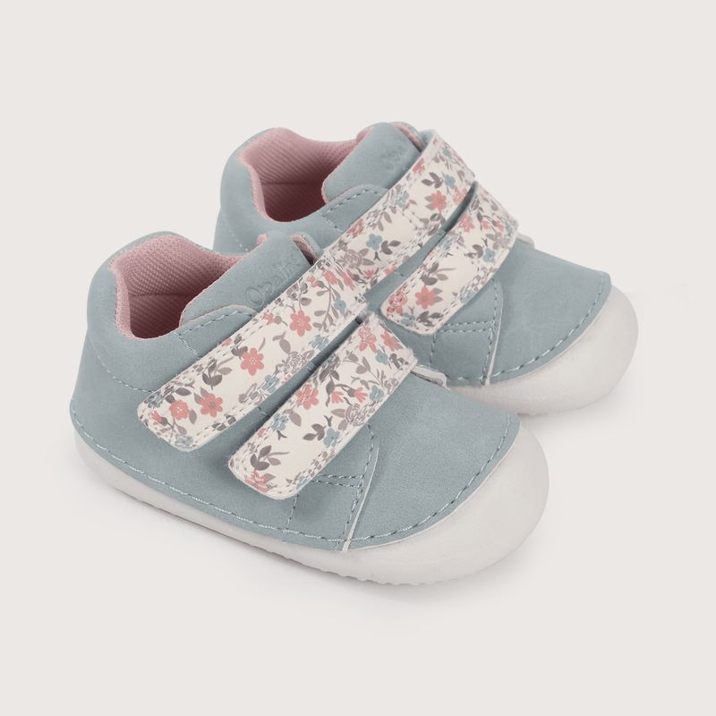 OPALINE - Zapatilla gateador celeste de niña 40529