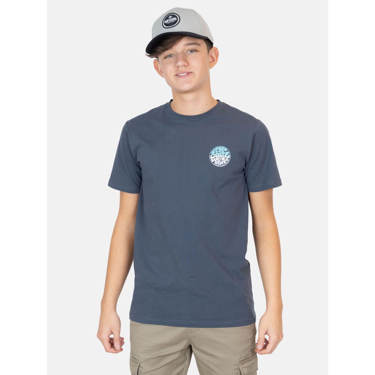 RIP CURL - Polera MC Breezer Gris Infantil Rip Curl - Gris
