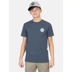RIP CURL - Polera MC Breezer Gris Infantil - Gris